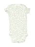 Precious Firsts 100% Cotton Print Ivory Short Sleeve Onesie Size Newborn - photo 1