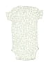 Precious Firsts 100% Cotton Print Ivory Short Sleeve Onesie Size Newborn - photo 2