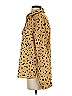 Entro 100% Polyester Animal Print Gold Long Sleeve Blouse Size S - photo 5