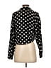 Assorted Brands Polka Dots Black Long Sleeve Blouse Size 2 - photo 2