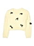 Shein 100% Acrylic Yellow Pullover Sweater Size 12 - photo 1
