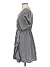H&M 100% Polyester Solid Gray Cocktail Dress Size 8 - photo 5