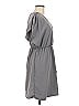 H&M 100% Polyester Solid Gray Cocktail Dress Size 8 - photo 4