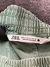 Zara Solid Green Casual Pants Size XS - photo 7