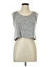 Forever 21 Silver Sleeveless T-Shirt Size L - photo 1