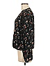 Nine Britton 100% Polyester Floral Black Long Sleeve Blouse Size M - photo 5