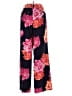 Banana Republic 100% Polyester Floral Blue Casual Pants Size 2L - photo 2
