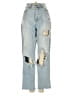PacSun 100% Cotton Graphic Blue Jeans Size 24 waist - photo 1