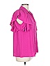 Amana 100% Polyester Pink Short Sleeve Blouse Size L - photo 4