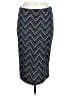Bobeau Argyle Blue Casual Skirt Size M - photo 1