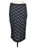 Bobeau Argyle Blue Casual Skirt Size M - photo 2
