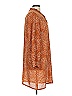 Massini 100% Polyester Animal Print Orange Casual Dress Size L - photo 4