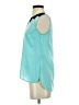ABS Platinum 100% Polyester Teal Sleeveless Blouse Size XS - photo 5