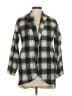 Hayden 100% Polyester Plaid Black Coat Size M - photo 1