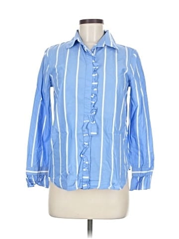 Zara Basic Long Sleeve Button-Down Shirt (view 1)