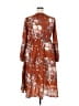 Joan Rivers 100% Polyester Checkered-gingham Orange Gray Casual Dress Size 2X (petite) - photo 2