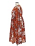 Joan Rivers 100% Polyester Checkered-gingham Orange Gray Casual Dress Size 2X (petite) - photo 5