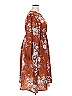 Joan Rivers 100% Polyester Checkered-gingham Orange Gray Casual Dress Size 2X (petite) - photo 4
