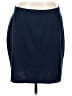 Style&Co Solid Blue Casual Skirt Size XL - photo 1