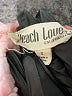 Peach Love 100% Polyester Pink Faux Fur Jacket Size S - photo 6