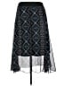 Lularoe 100% Polyester Print Blue Casual Skirt Size L - photo 2