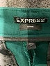 Express Solid Green Teal Dress Pants Size 4 - photo 4