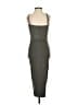 Nookie Solid Gray Green Cocktail Dress Size XS - photo 2
