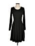 Unbranded Solid Black Casual Dress Size S - photo 1