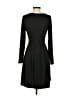 Unbranded Solid Black Casual Dress Size S - photo 2