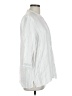 John Paul Richard 100% Lyocell Stripes White 3/4 Sleeve Button-Down Shirt Size L - photo 4