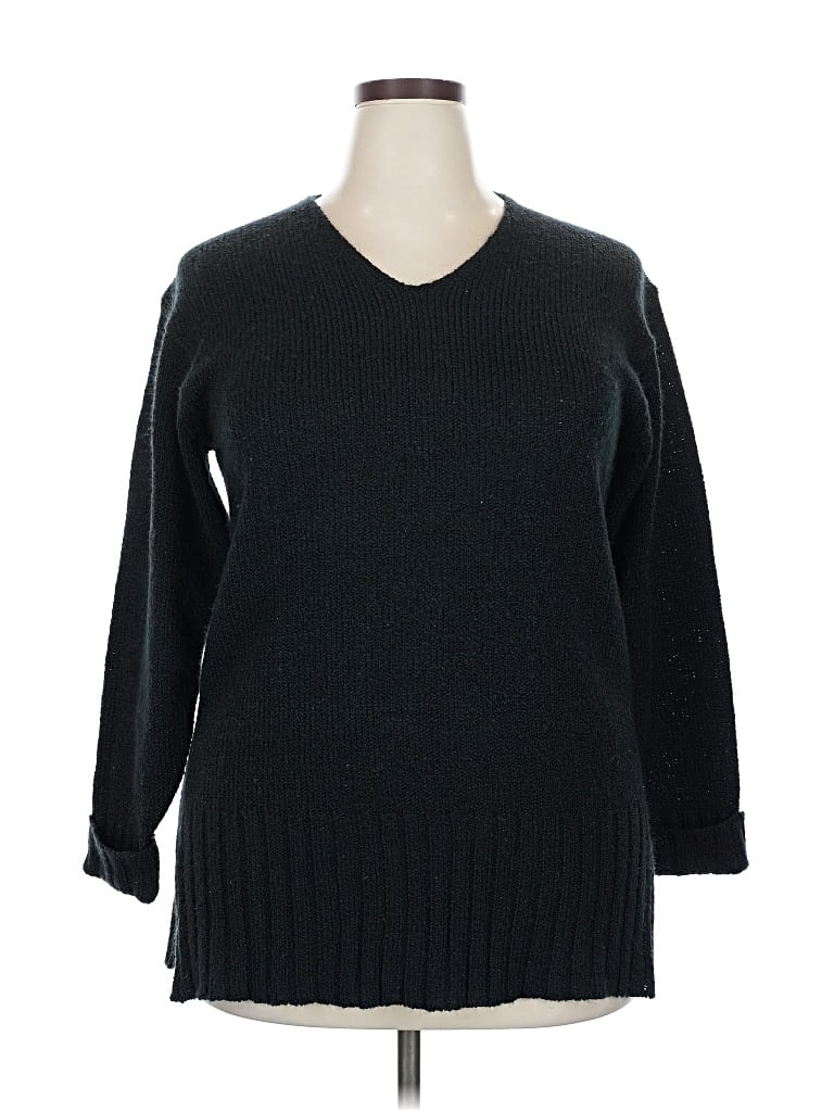 Pre-owned Carolyn Taylor Pullover Sweater In Black