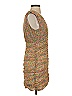 Zara Tweed Tan Cocktail Dress Size S - photo 4
