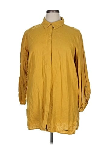 Ellen Tracy 3/4 Sleeve Button-Down Shirt (view 1)