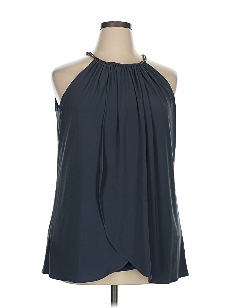 Pre-owned Betsy & Adam Cocktail Dress In Gray