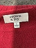 Crown & Ivy Burgundy Pullover Sweater Size L - photo 7