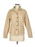Life Style 100% Cotton Floral Tan Jacket Size M - photo 1