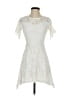 Unbranded 100% Polyester Ivory Cocktail Dress Size S - photo 1