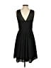 Meadow Rue 100% Polyester Solid Black Casual Dress Size S - photo 2