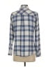 Rails 100% Rayon Plaid Blue Long Sleeve Button-Down Shirt Size S - photo 2