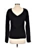 French Connection Black Pullover Sweater Size L - photo 2