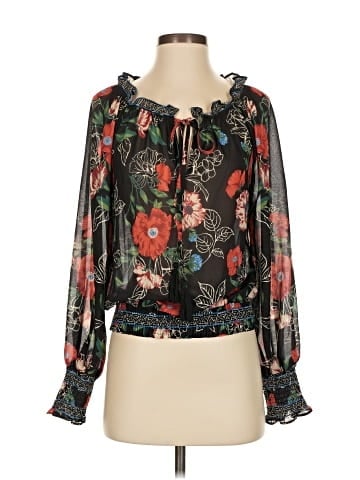 Flying Tomato Long Sleeve Blouse (view 1)