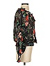 Flying Tomato 100% Polyester Black Long Sleeve Blouse Size S - photo 4