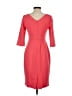 Classiques Entier Solid Red Cocktail Dress Size 2 - photo 2