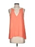 metaphor 100% Polyester Orange Sleeveless Blouse Size S - photo 1