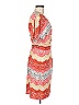 BCBGMAXAZRIA Print Orange Cocktail Dress Size M - photo 4