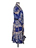 BCBGMAXAZRIA Paisley Blue Casual Dress Size M - photo 4