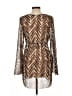 Be Creative 100% Polyester Animal Print Brown Casual Dress Size L - photo 2