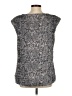 Banana Republic 100% Polyester Gray Sleeveless Blouse Size S - photo 2