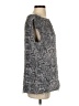 Banana Republic 100% Polyester Gray Sleeveless Blouse Size S - photo 4