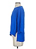 Zara Blue 3/4 Sleeve Top Size S - photo 5